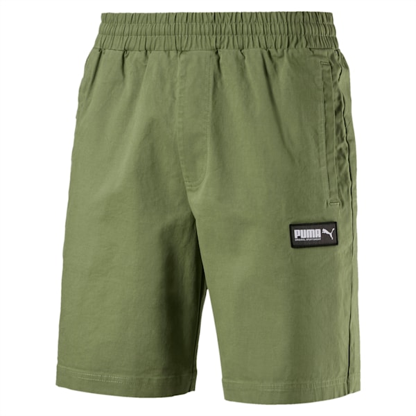 Fusion Twill 8" Men's Shorts, Olivine, extralarge-IND